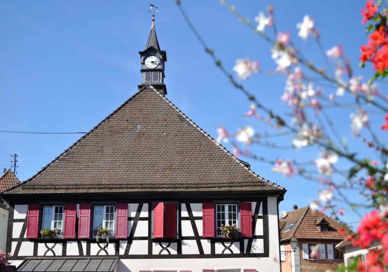 près de la tour-porte aujourd'hui disparue, Soultzbach les Bains